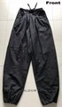 100% cotton Kung Fu black pants with/without extra crotch