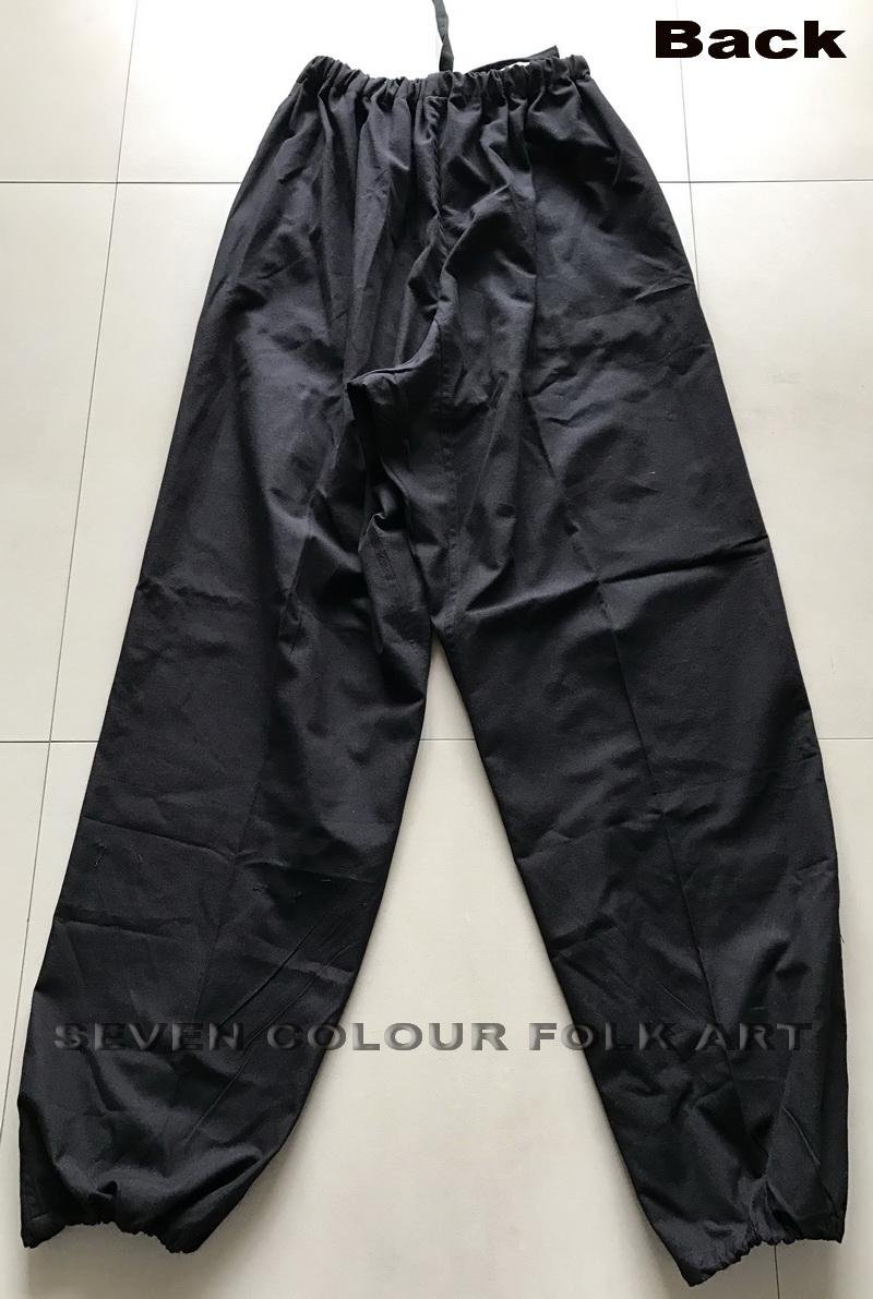100% cotton Kung Fu pants with extra crotch 2