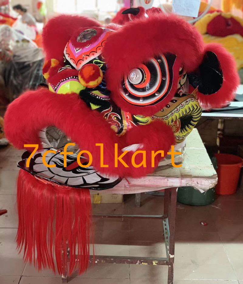 Lofuchi style lion heads with trim fur 4