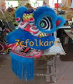 Futsan style lion heads with wool in different colors 14