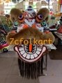 Futsan style lion heads with wool in different colors 15