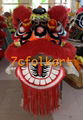 Futsan style lion heads with wool in different colors