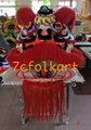 Futsan style lion heads with wool in different colors 6