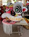 Futsan style lion heads with wool in different colors 13