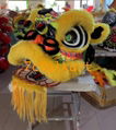 Futsan style lion heads with wool in different colors