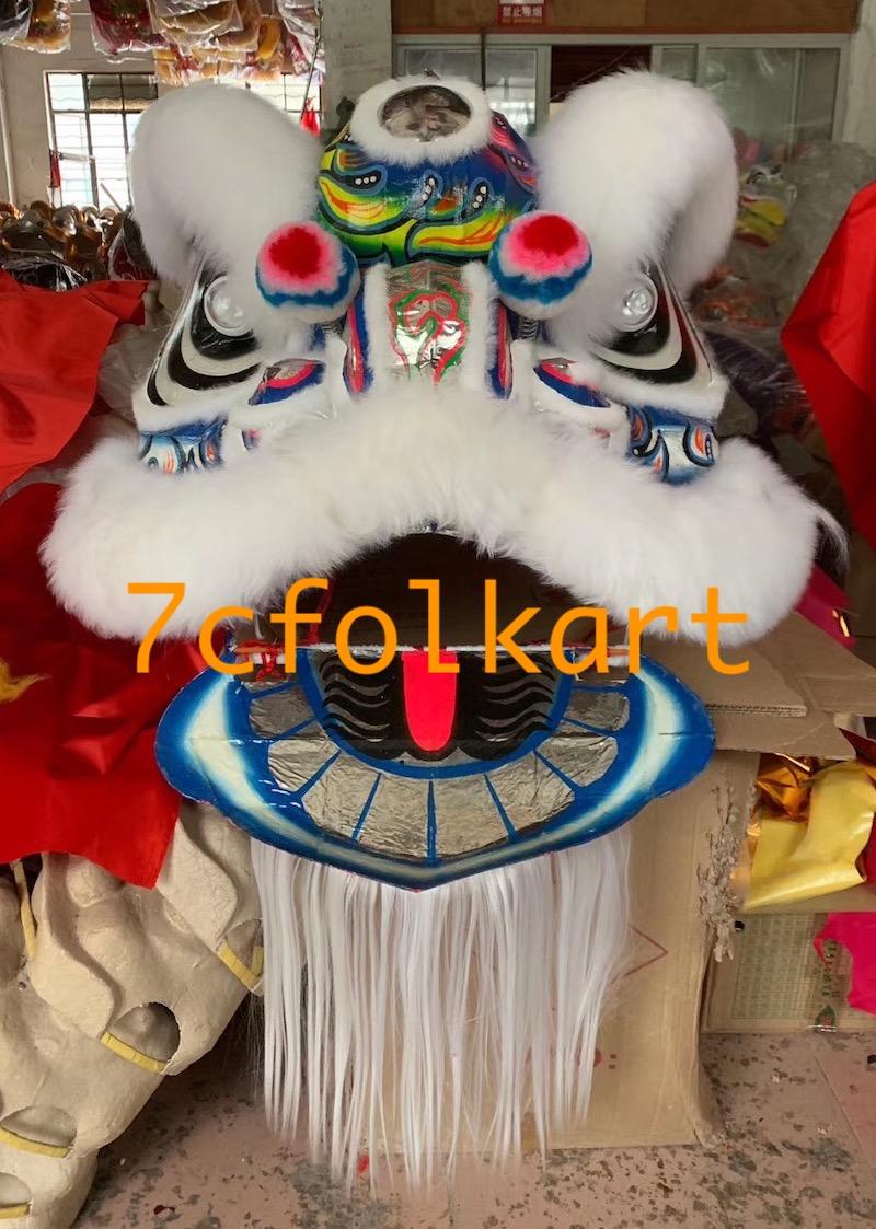 Futsan style lion heads with wool in different colors 19