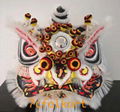 Traditional lion head with modern design painting