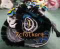 Traditional lion head with black bristle