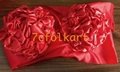 Red/yellow bow flower for lion head, dragon boat, etc. 2