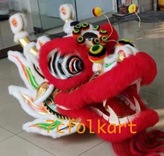 Chinese southern dragon with printed dragon body