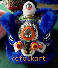 Blue futsan style lion head