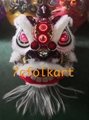 Lo fu chi lion heads with wolf fur