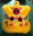 Golden yellow sheep fur futsan style lion heads 6