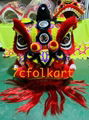 Lo fu chi lion heads with wolf fur 6