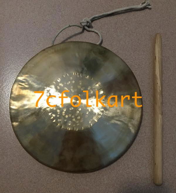 Gong and cymbals for dragon dancing SCGC003 7cfolkart (China