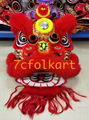 Pink/goden yellow/red futsan style lion heads in different color  5