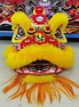 Pink/goden yellow/red futsan style lion heads in different color  6