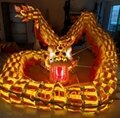 LED southern dragon with lights inside dragon body