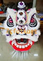 Lo fu chi lion heads with wolf fur