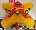Pink/goden yellow/red futsan style lion heads in different color  7