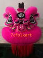 Viva Magenta hoksan style lion heads of beautiful painting