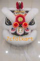 White fur hoksan lion heads 3