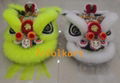 White fur hoksan lion heads 4