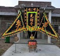 Hand-sewed banner and flags set for lion dance team