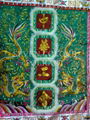 Embroidered banner and flags for association