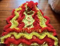 Sheep fur lion tail with hand-sewed gold corns