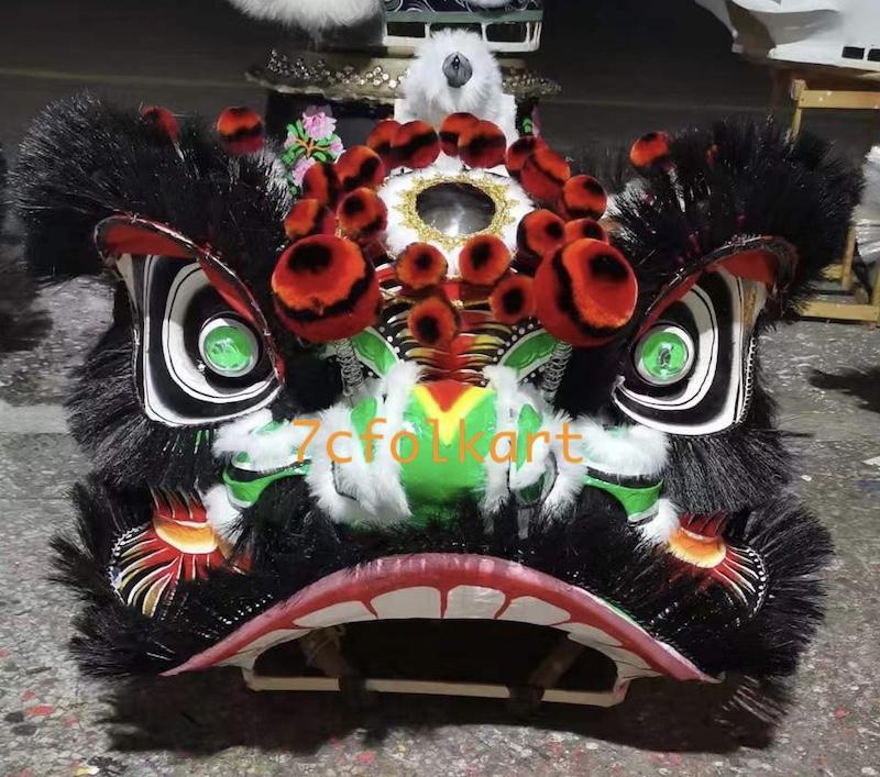 Liu Bei, Guan Gong, Zhang Fei traditional bristle lion heads 2