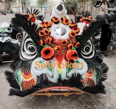 HK Futsan style traditional lion Guan Gung and Zhang Fei 