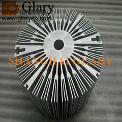 GLR-HS-269 171mm round aluminum extrusion heatsink