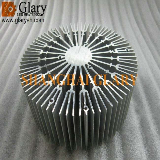 GLR-HS-1318 130mm round aluminum led heatsink