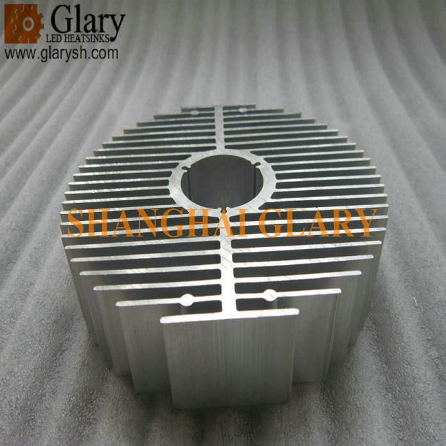 GLR-HS-1378 129mm aluminum round led heatsink