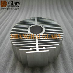 GLR-HS-1378 129mm aluminum round led heatsink