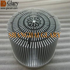 GLR-PF-150065 150mm round forged led heatsink