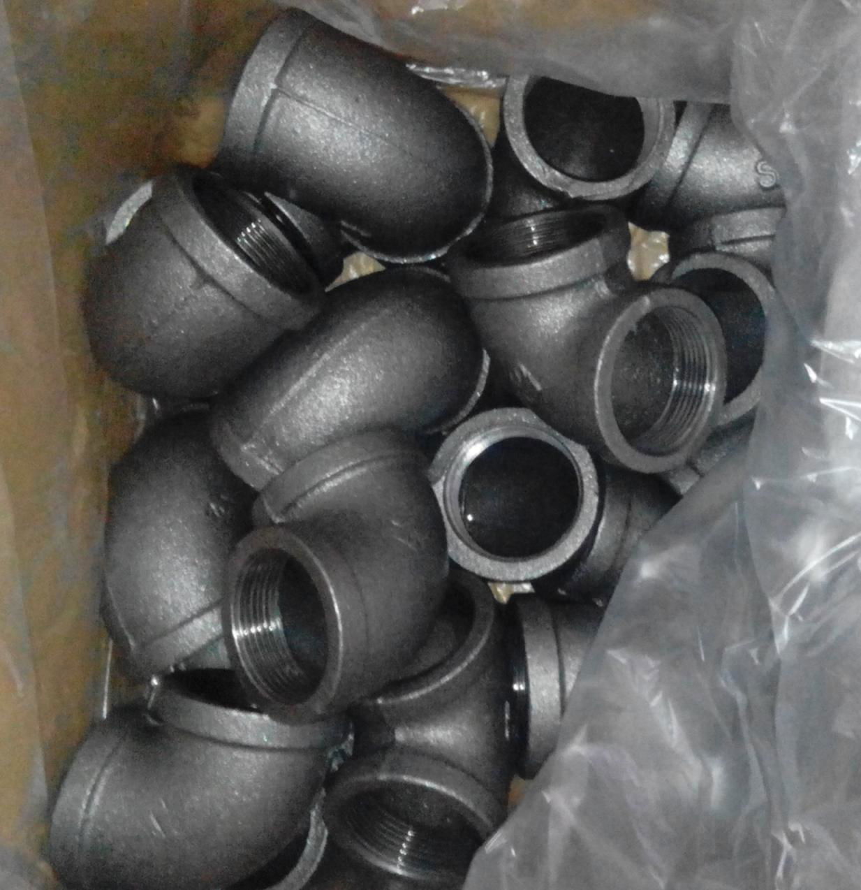 galvanized malleable iron elbow bspt,npt 2