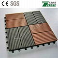 300x300mm wpc DIY floor tile Outdoor easy install  floor 4