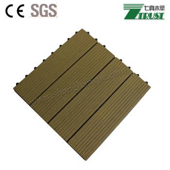 China Manufacturer WPC DIY Decking Tiles  2