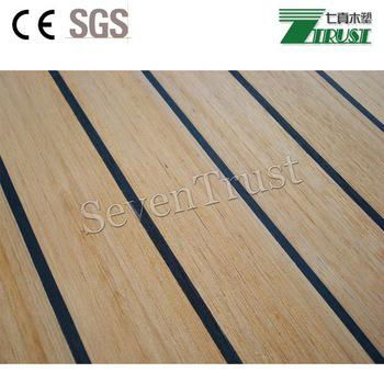 Durable Cheap Waterproof Outdoor Pvc Teak Boat Decking Qz P