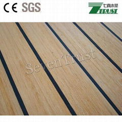 Durable cheap waterproof outdoor PVC teak boat decking 