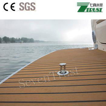 pvc soft deck flooring for yacht boat pontoon Size:190X5MM  3