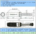 可調整型緩衝器FC64150 外置彈簧 法蘭安裝M64*2 行程150 1