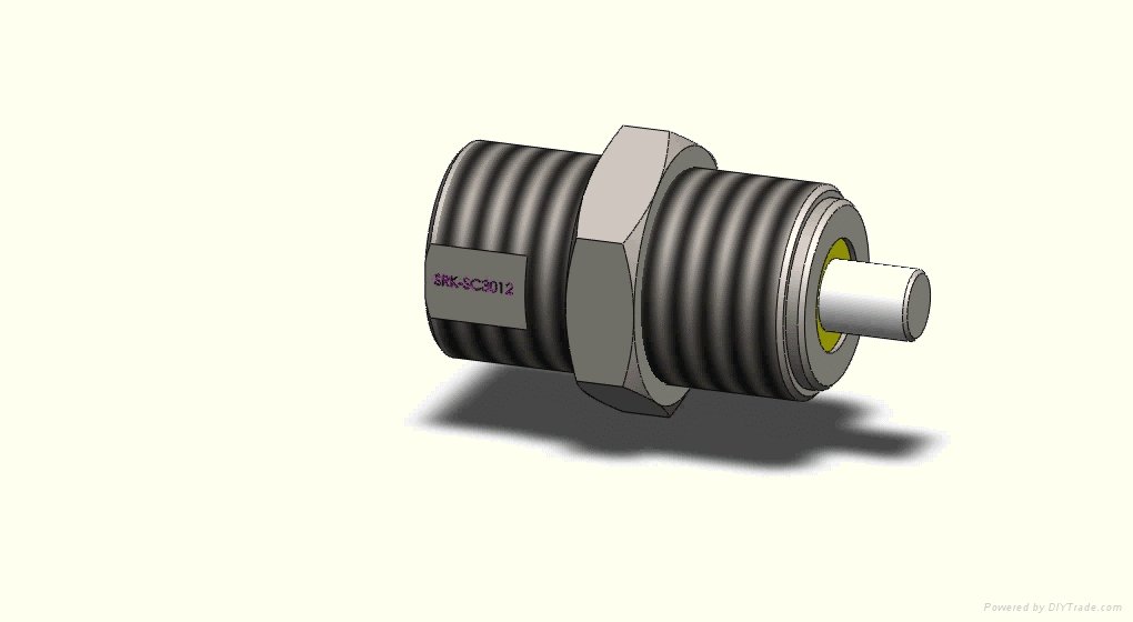 微型油压缓冲器SC3012 开关可用微型 M30*1.5全牙微型 液压缓冲 2