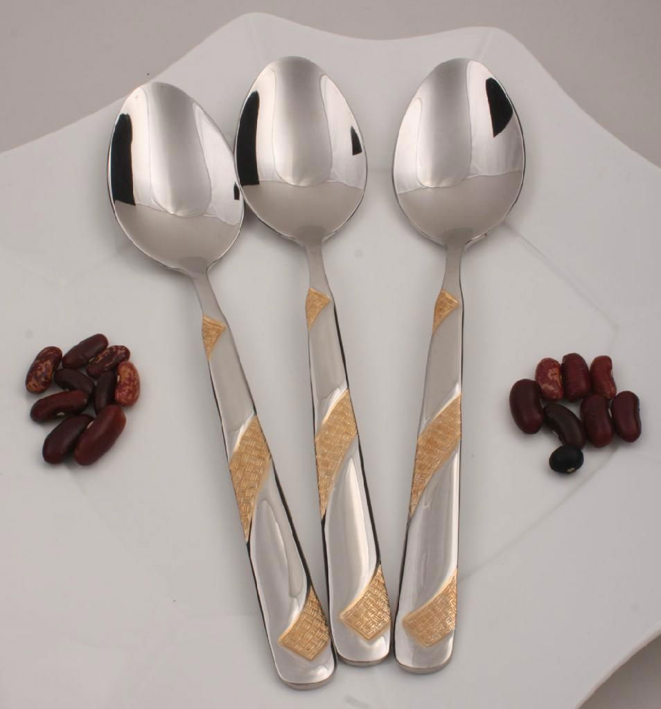 Gold Plated spoon set
