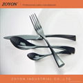 High quality  Black cutlery