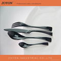 High quality  Black cutlery 4