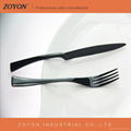 High quality  Black cutlery