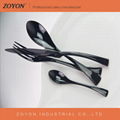 stainless steel wedding 4pcs  black